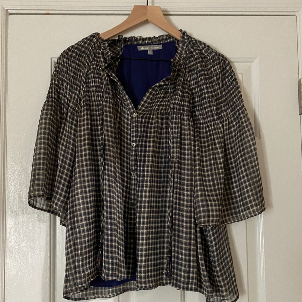 Anthropologie Daniel Rainn Boho Blouse